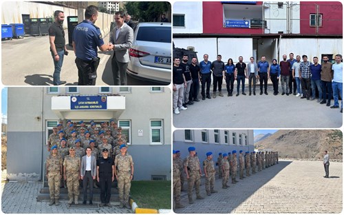 Kaymakam Sakarya’dan İlçe Jandarma Komutanlığı ve İlçe Emniyet Müdürlüğüne Veda Ziyareti