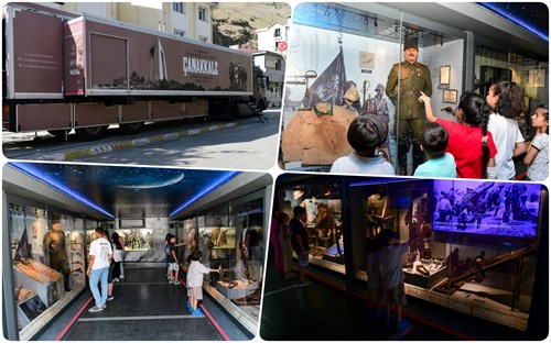 Çanakkale Savaşları Gezici Mobil Müzesi Çatak’ta